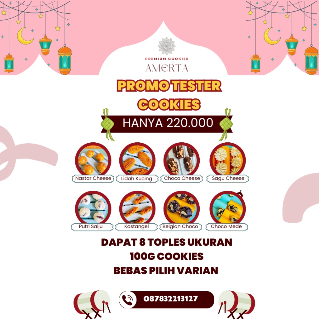 

TESTER COOKIES UKURAN 100G