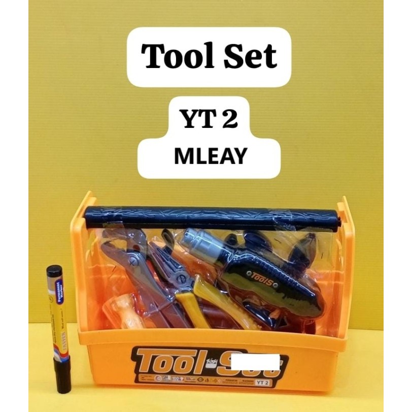 mainan pertukangan mainan anak anak mainan toolset YT2 mainan alat alat perlengkapan tukang bangunan