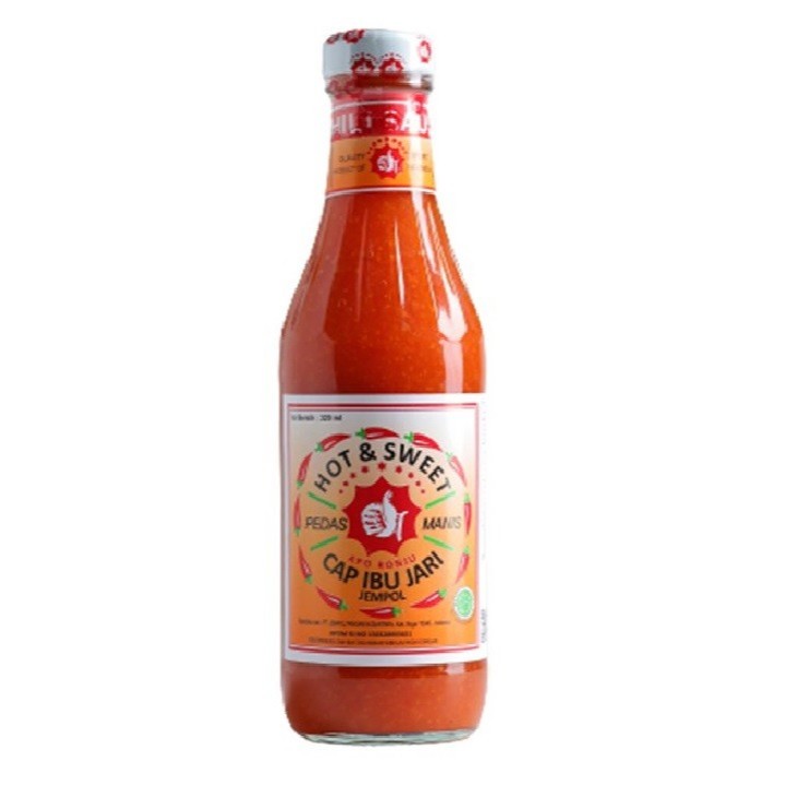 

saus sambel ibu jari hot sweet pedas manis 320