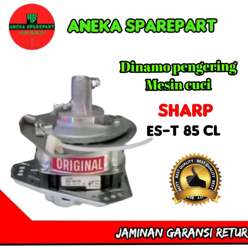 dinamo pengering mesin cuci SHARP ES-T 85CL SET PULLY