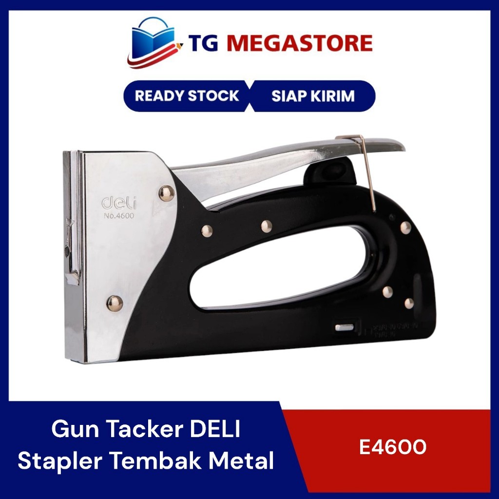 

Gun Tacker DELI Stapler Tembak Metal - E4600