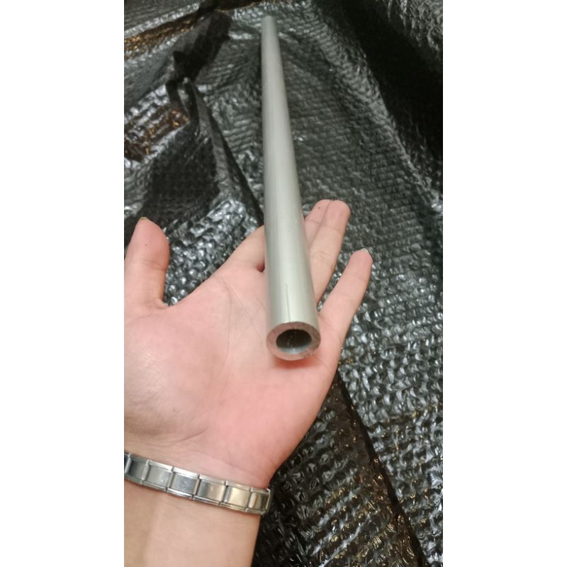 pipa almunium diameter 5" x tbl 5mm x 350mm pipa almunium