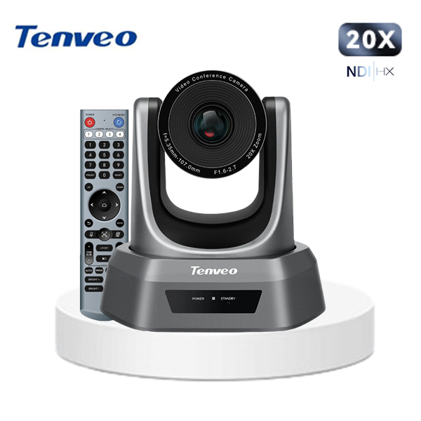 Tenveo NV20A - NDI 20X Zoom PTZ Camera Video Conference