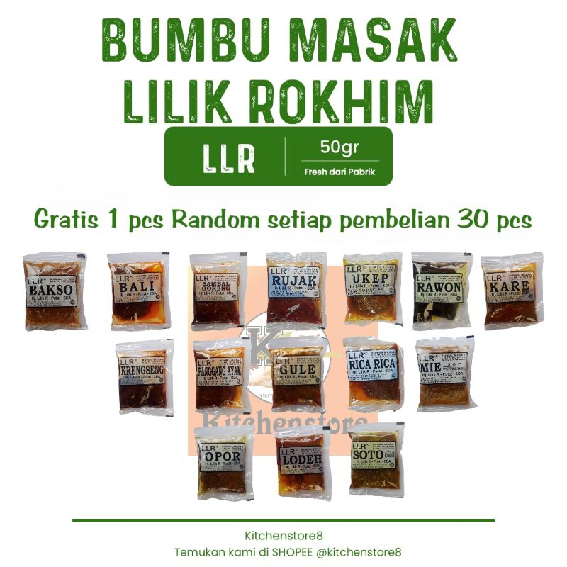 

Bumbu Masak instan LLR Putat