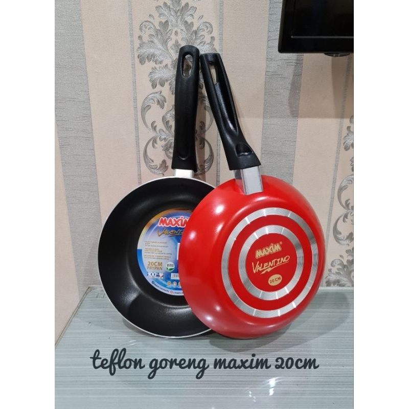 TEFLON MAXIM 20cm ANTI LENGKET /WAJAN TEFLON GORENG FRY PAN MAXIM 20cm