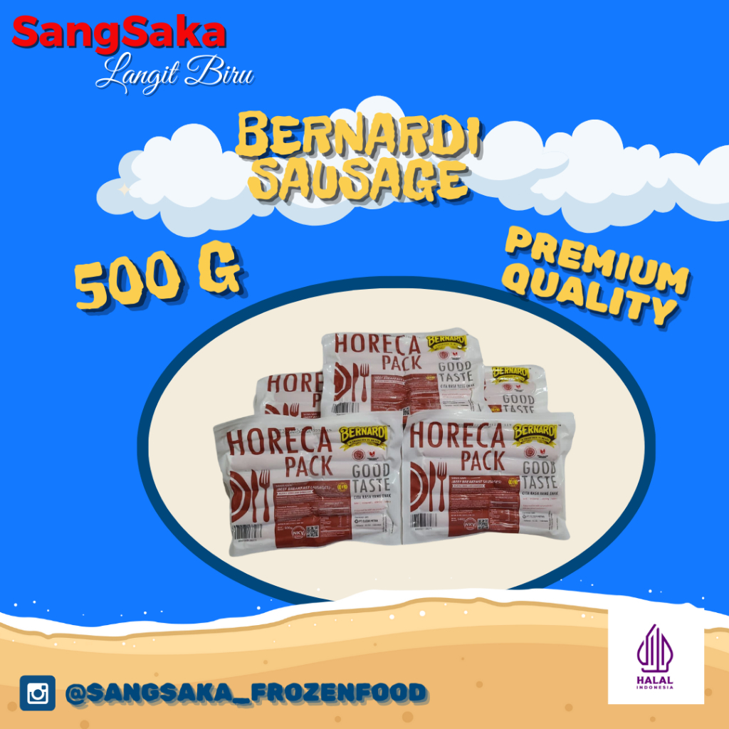 

SOSIS BERNARDI BREAKFAST VP ISI BERAT 500 GRAM
