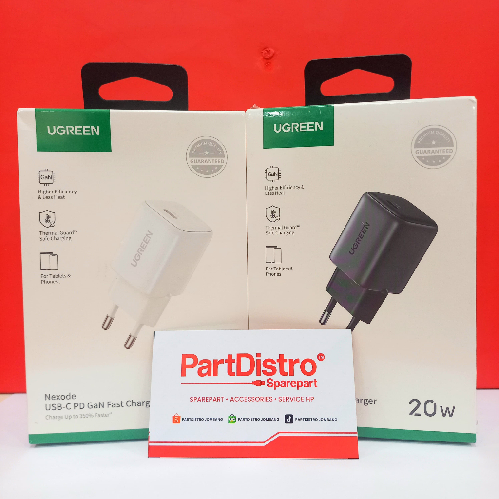 ADAPTOR UGREEN / KEPALA CHARGER/ KEPALA CAS UGREEN 15324 NEXODE dan UGREEN 90664 NEXODE GAN 20W
