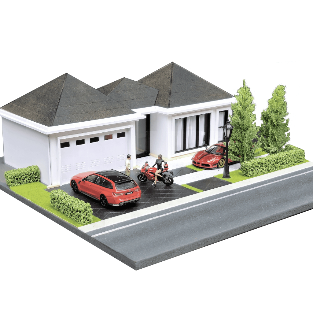 Yole Diorama Rumah 1:64 / maket / miniatur rumah