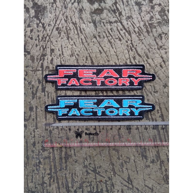 patch fear factory logo