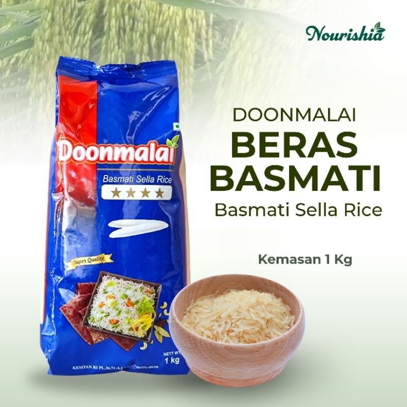 

Beras Basmati DOONMALAI 1kg - Sella Rice Grade A Premium Original 1 Kg