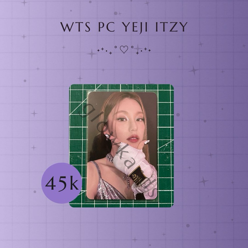ITZY YEJI OFFICIAL PHOTOCARD