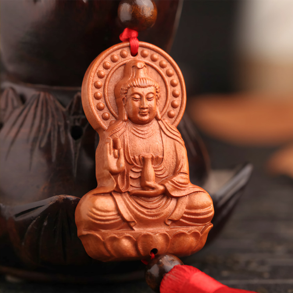 Hiasan Dekorasi spion Mobil Gantungan Spion Dewi Kwan Im/Aksesories Mobil/Warna Jade Hulo/Giok Buat 