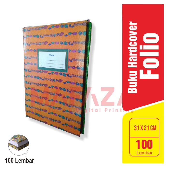 

[1 Pcs] Buku Hardcover Folio Murah 100 Lembar / Buku Tulis Notes Akuntansi Hardcover Folio Murah