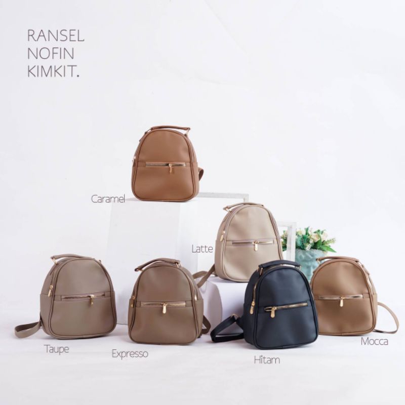 (VIONA BAG) VIONA BAG RANSEL NOFIN KIMKIT- tas perempuan tas cewek tas ootd tas elegant tas kuliah