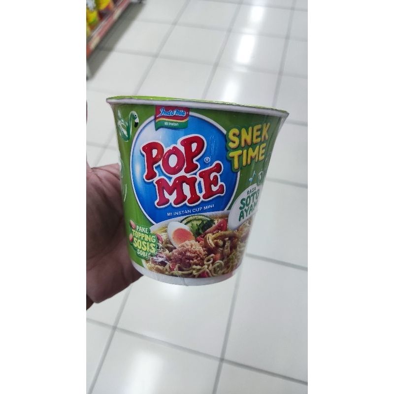 

pop mie snek mie goreng/baso/soto/ayam bawang 40gr