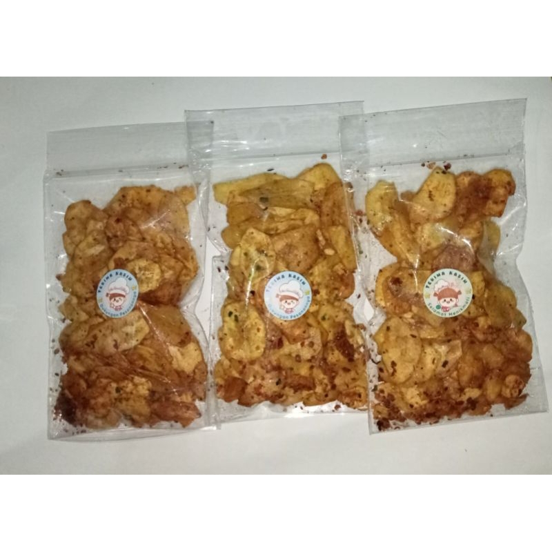 

PAKET BUNDLING 10 PCS KRIPIK PISANG PEDAS DAUN JERUK SERBACEMILANBYFINA