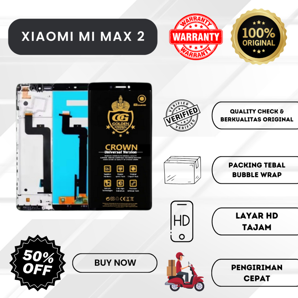 LCD TOUCHSCREEN XIAOMI MI MAX 2 / LCD XIAOMI MIMAX 2 / LCD MIMAX 2/ LCD MI MAX 2 FULLSET ORIGINAL