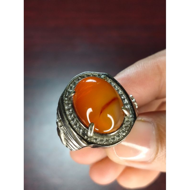 Cincin Sulaiman Ginggang Merah