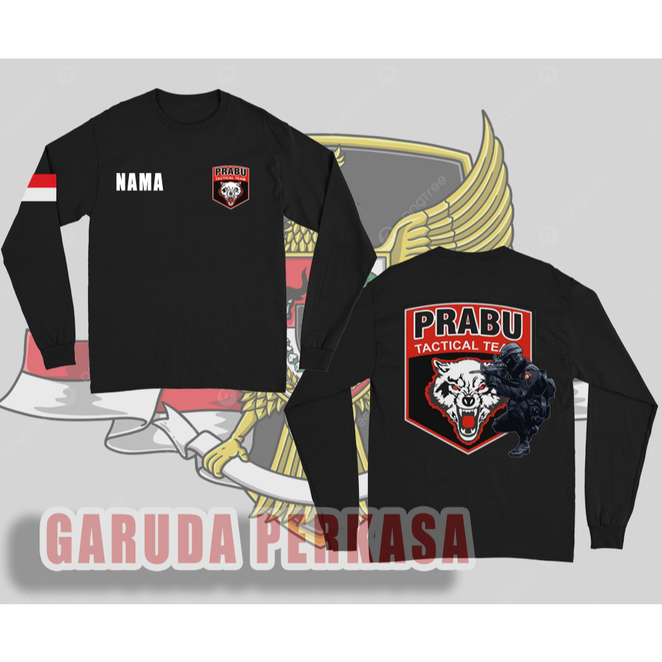 GARUDA PERKASA - KAOS PRIA LENGAN PANJANG TEAM PRABU BAJU INSTANSI