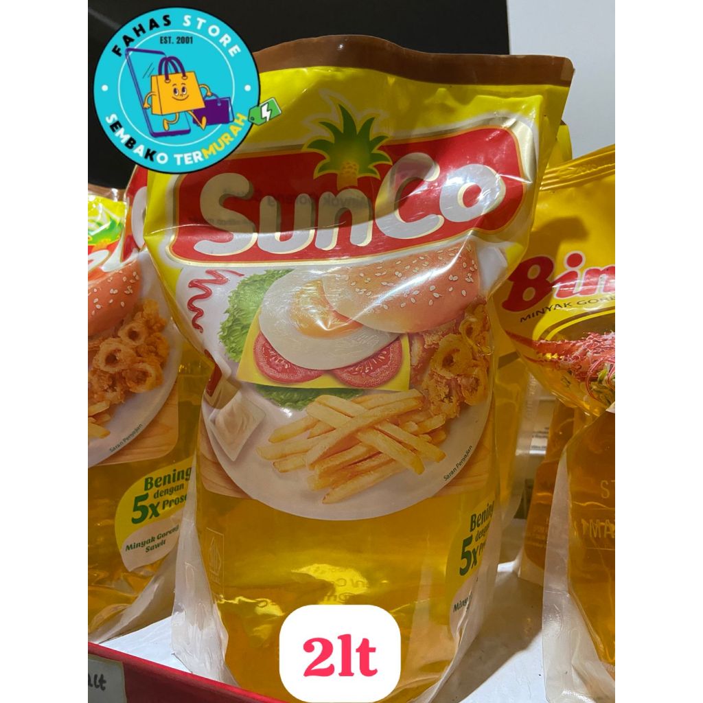 

Sunco minyak goreng 2 liter stock terbatas