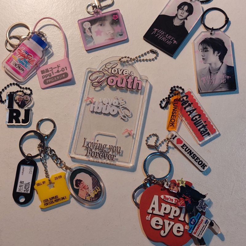 preloved keychain kpop nct dream & riize ppg studio ellstudio meowiingstudio