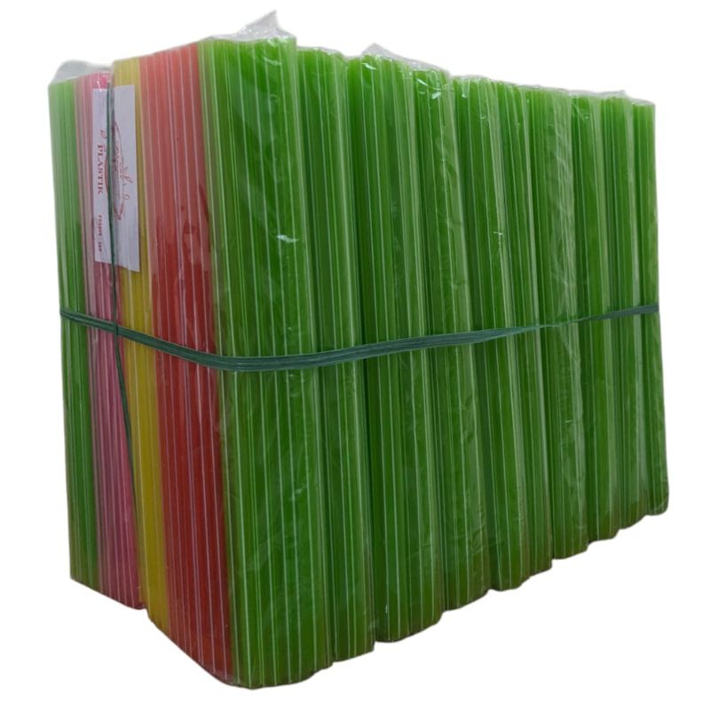 SEDOTAN PLASTIK BENING GARIS PUTIH 6MM TERLARIS