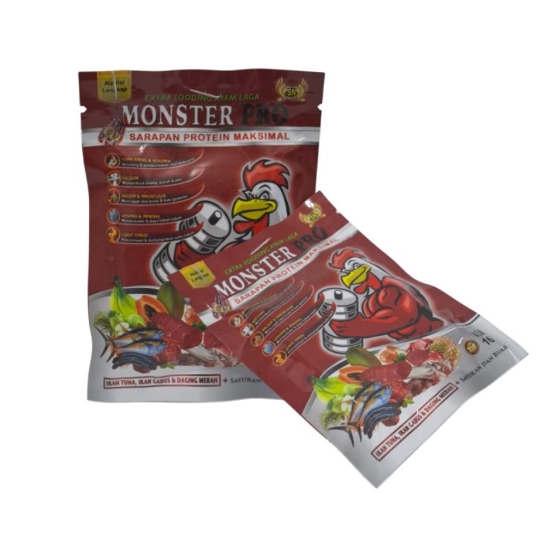 Monster pro extra fooding jamu ayam laga
