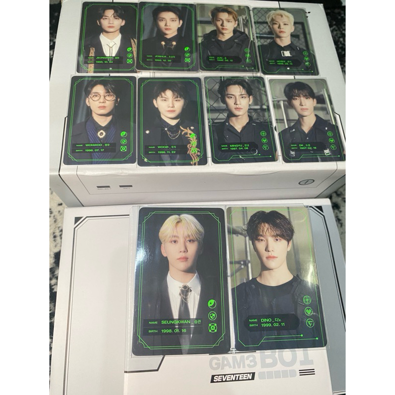 PC SEVENTEEN Membership Game Boi / SVT / Jeonghan / Joshua / Jun / Hoshi / Wonwoo / Woozi / Mingyu /