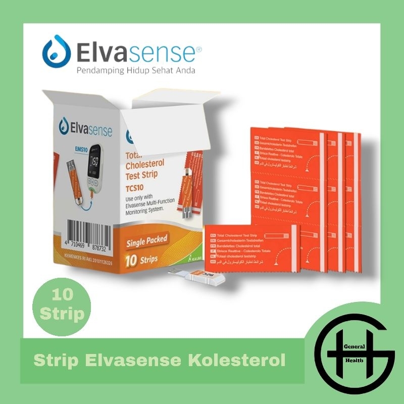 Strip Elvasense Kolesterol Isi Ulang Elvasense Kolesterol isi 10 Strip