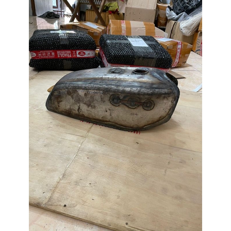 tangki bensin honda gl 100 gl cepek pres kudus bahan drem pertamina