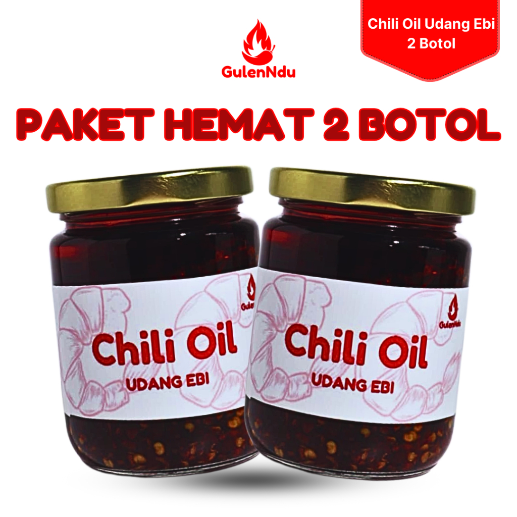 

Paket Hemat Chili Oil Udang Ebi 2 Botol Kaca Premium Higienis Sambal Serbaguna Instan COD Medan