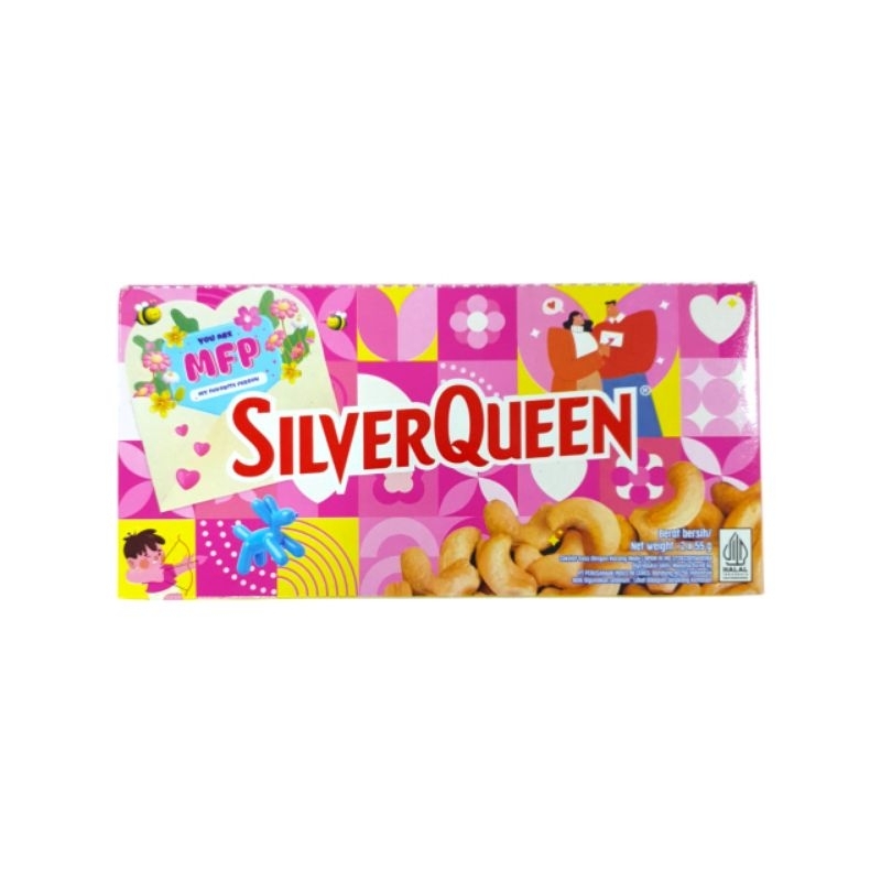 

Coklat Silverqueen beli isi 2 @55 gram