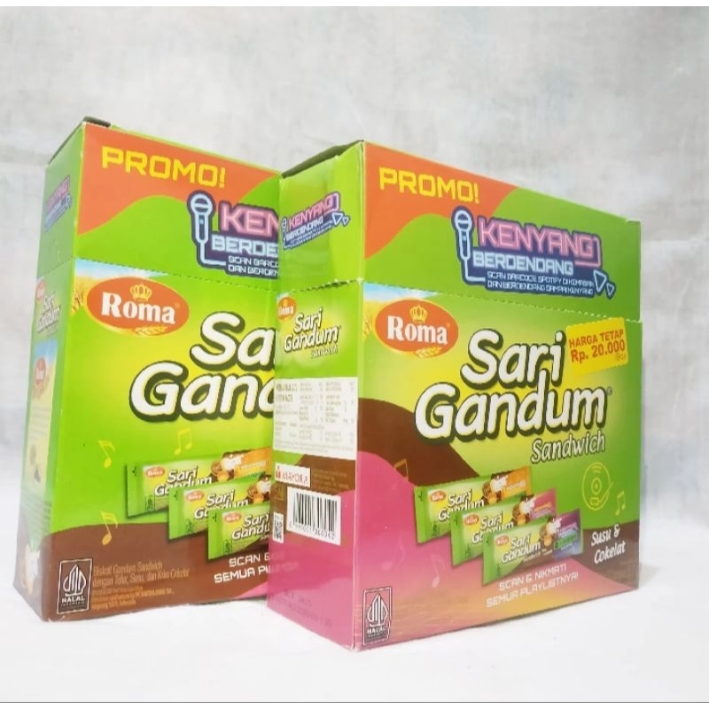 

Roma Sari Gandum Sandwich 1 box