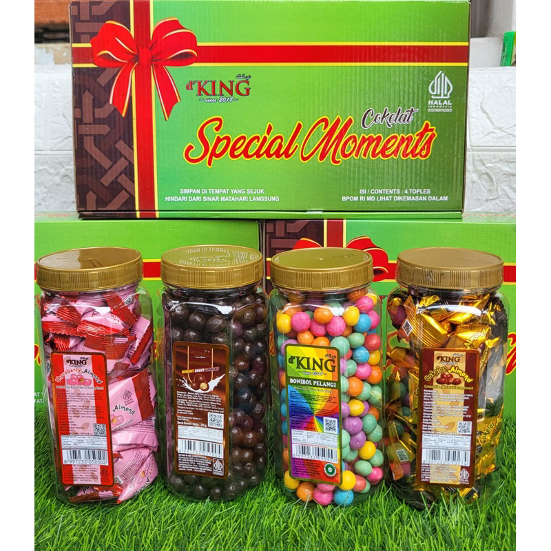 

Bonibol Special Moment - Bonibol coklat - Bonibol Dking cokelat almond - D’King Bonibol chocoberry - D King Bonibol Pelangi