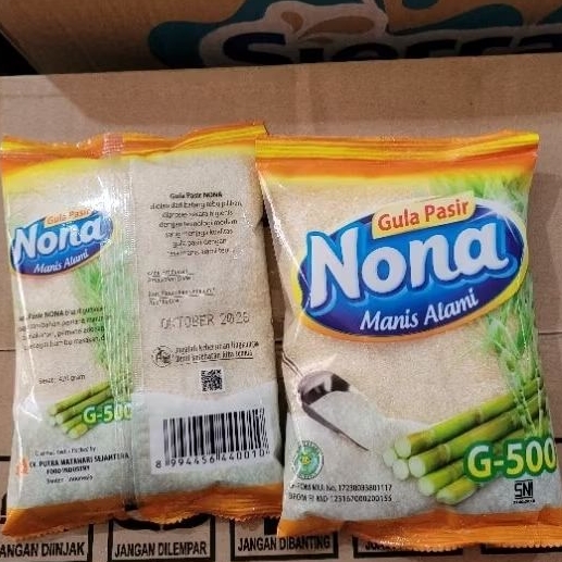 

Gula Pasir 420 gram Nona Manis Alami