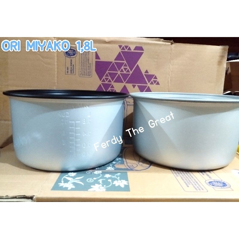 Panci magic com miyako 1,8 liter / panci penanak nasi miyako 1,8 liter / panci dalaman miyako / panc
