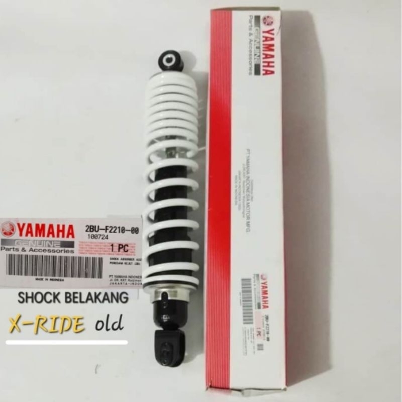 Shock Belakang Xride X-Ride Putih Original Yamaha YGP 2BU