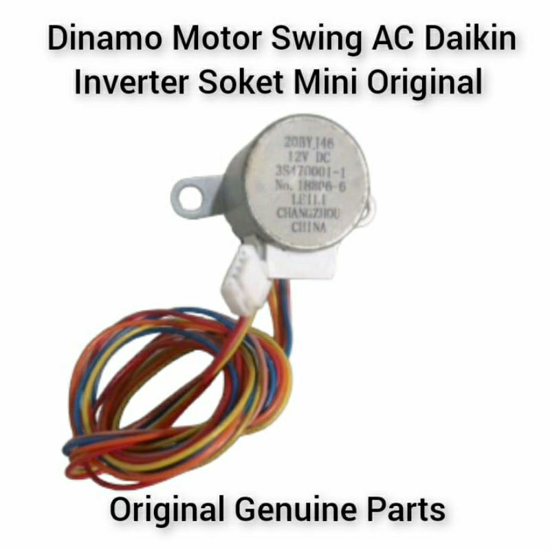 Dinamo Motor Swing AC Daikin Inverter Soket Mini Original
