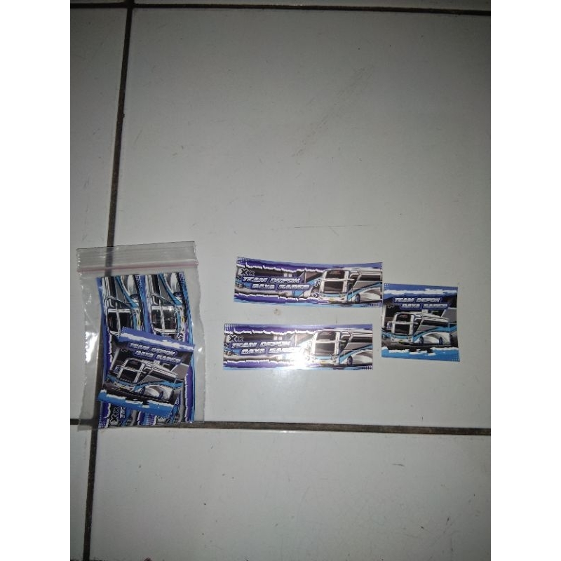 

stiker depok gaya sabeb non holo (isi 3pcs)