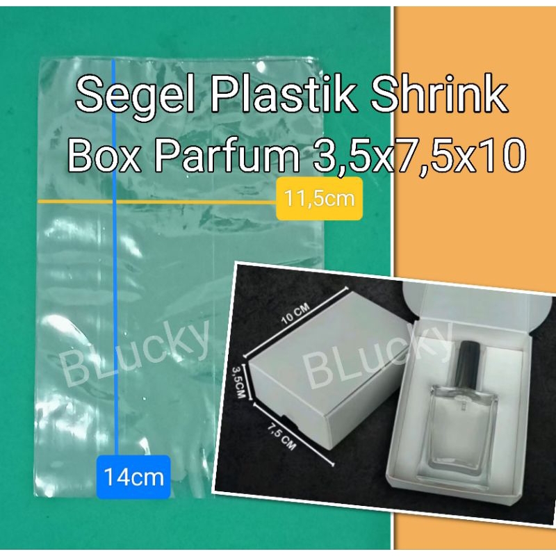 

50pcs Segel Plastik Shrink Lebar 11,5cmx14cm Untuk Box Kardus Parfum