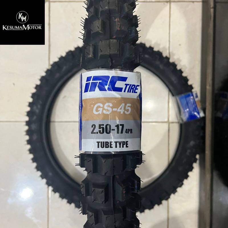 BAN LUAR IRC 250-17 GS45 TUBETYPE BAN TAHU TRAIL TREL OFFROAD