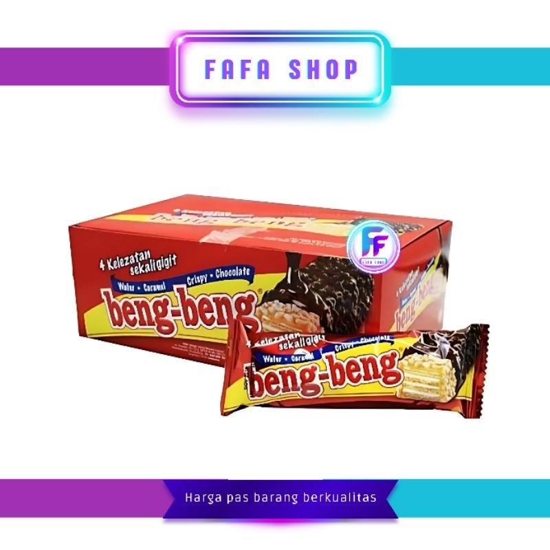 

(ECERAN) Wafer Beng beng 25 gr Coklat Wafer Crispy Cemilan Anak