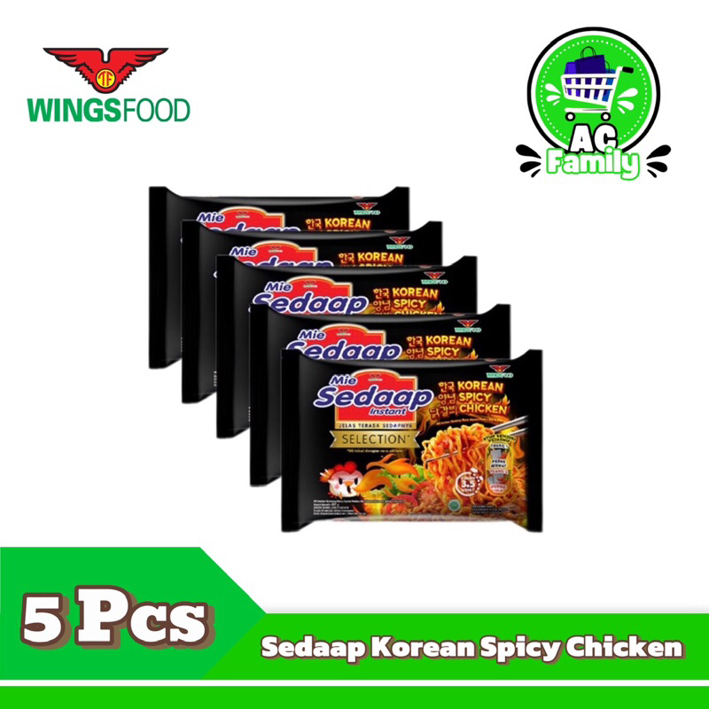 

Mie Sedaap Korean Spicy Chicken 87gr x 5pcs