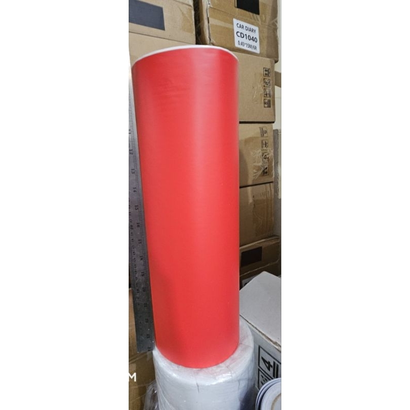 skotlet merah doff lebar 40cm