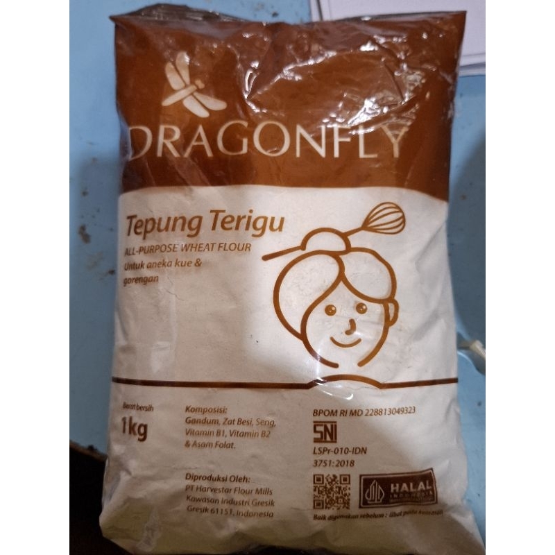 

Dragonfly Tepung Terigu All-Purpose Wheat Flour 1kg