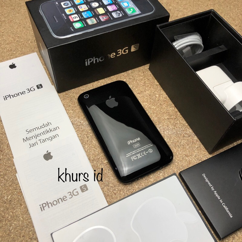 iphone 3gs black 32gb normal - rare apple collection