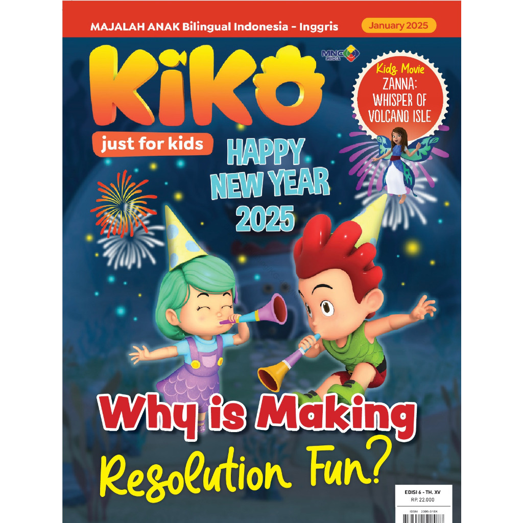 Majalah KIKO Just For Kids Januari 2025