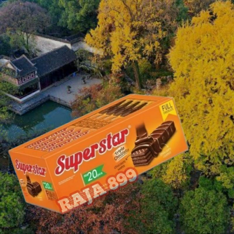 

ROMA SUPERSTAR WAFER TRIPLE CHOCOLATE| WAFER SUPERSTAR COKELAT 1 BOX ISI 20 PCS