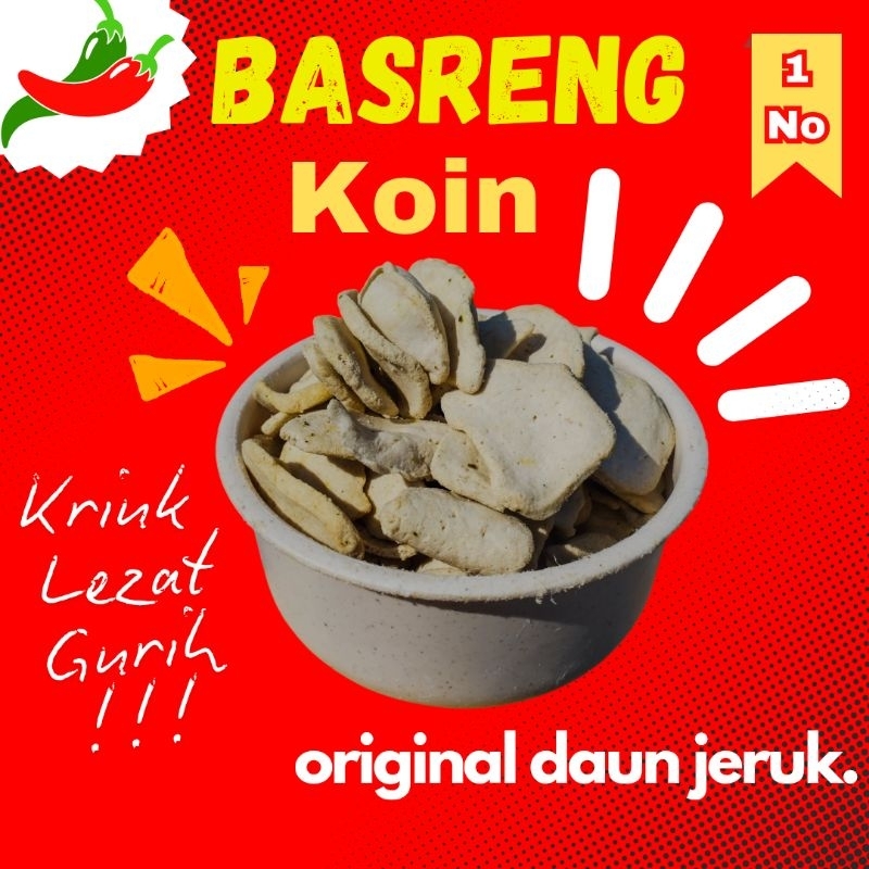 

Basreng Koin Original Daun Jeruk