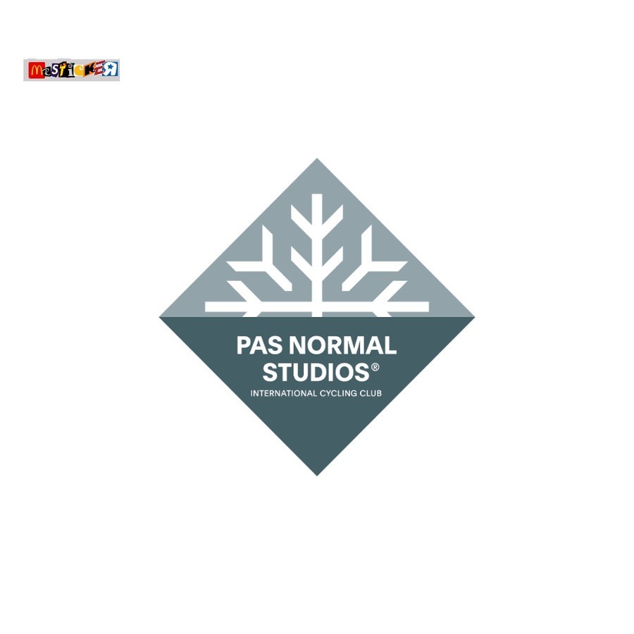 

sticker Pas Normal studios international cycling club winter logo stiker cycling